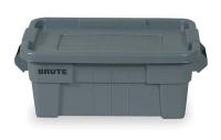 1MDC2 Tote Storage Container, L 27 1/8, Gray
