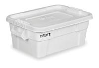 1MDC3 Tote Storage Container, L 27 7/8, White
