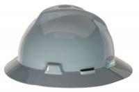 1MDV6 Hard Hat, FullBrim, Gray