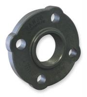 1MJV9 Flange, Class 150, 3 In, FPT, Poly, Black