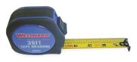 1MKR2 Measuring Tape, 35 Ft, Blk/Blue, Thumb Lock