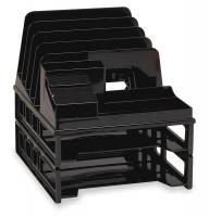 1MLJ4 Tray/File Holder, Letter, 2 Horiz., 5 Vert.