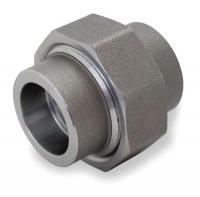 1MNU2 Union, 1/4 In, Socket Weld, Black Steel