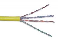 1MUL5 Cable, Plenum, Cat 6, 23AWG, Yellow