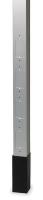 1MXR5 Service Pole, 12Ft 2In, Almond, 2 Duplex