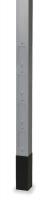 1MXT2 Service Pole, 15Ft 2In, Gray, w/Divider