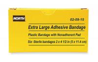 1N702 Bandage, Adhesive, Pk6
