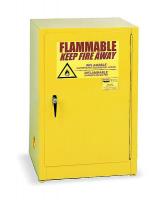 1N763 Flammable Safety Cabinet, 12 Gal., Yellow
