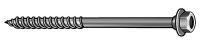 1NA88 Timber Screw, Hex Head, 1/4x4 L, Pk50