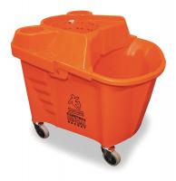 1NFE8 Mop Bucket and Wringer, 35 qt., Orange