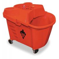 1NFE9 Mop Bucket and Wringer, 35 qt., Red