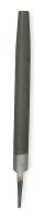 1NFR7 Half Round File, 10 In, Smooth, Machinists