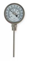 1NFZ6 Bimetal Thermom, 3 In Dial, 0 to 250F