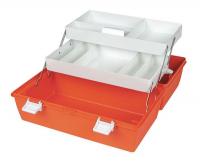 1NTJ1 First Aid Storage Case, W 10 1/4, 2 Trays