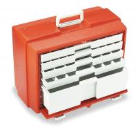 1NTJ5 First Aid Storage Case, W 10 3/8, 5Drawers