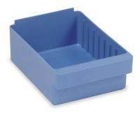 1NTT2 Shelf Bin, L 11 5/8, W 8 3/8, H 4 5/8, Blue