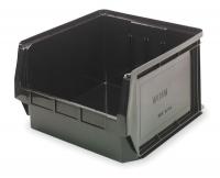 1NTZ4 Shelf Bin, Recycled, L 19 3/4, H 11 7/8, Blk