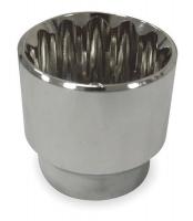1NUB5 Socket, 1/2 Dr, 1 1/2 In, 12 Pt, Chrome