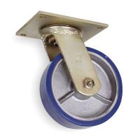 1NVJ7 Swivel Plate Caster, 1200 lb, 6 In Dia
