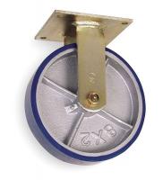 1NVK3 Rigid Plate Caster, 1200 lb, 8 In Dia