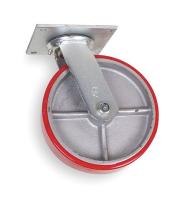 1NVN1 Swivel Plate Caster, 1200 lb, 6 In Dia