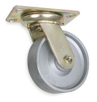 1NVU2 Swivel Plate Caster, 1750 lb, 6 In Dia