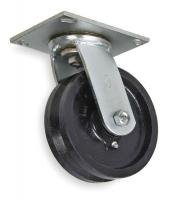 1NWB4 V-Groove Swivel Caster, 1200 lb., 2&quot; H