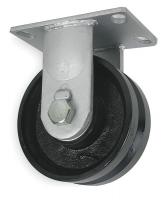 1NWE5 V-Groove Rigid Caster, 2000 lb., 2-1/2&quot; H