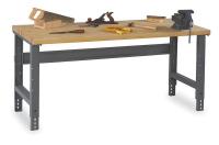 1PA88 Workbench, 72Wx36Dx29-5/8 to 37-1/8 in. H