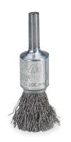 1PAH9 Crimped End Brush, 1/2 In Dia, 0.0200 Wire