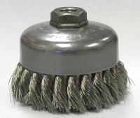1PAH5 Knot Cup Brush, 4 In Dia, 0.0230 Wire, SS