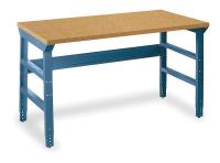 1PB12 Workbench, 60Wx30Dx31-1/2 to 35-1/2 in. H