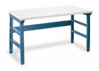 1PB16 Workbench, 60Wx30Dx31-3/4 to 35-3/4 in. H