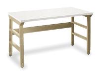 1PB18 Workbench, 60Wx30Dx31-3/4 to 35-3/4 in. H