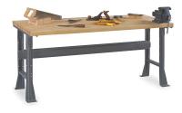 1PB58 Fixed Leg Workbench, 60Wx36Dx33-3/4In H