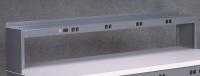 4TKT4 Electrical Shelf Riser, 48Wx15Dx18H, Gray