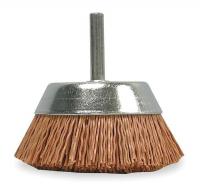 1PBJ4 Cup Brush, 3 Dia, Nylon Abrasive (Coarse)