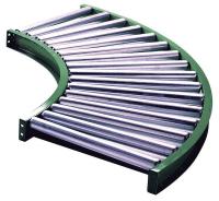 1PDH2 Roller Conveyor, 90 Deg Curved, BF10In