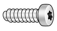 1PU97 Screw, Thd Roll, M2.5x1.06x3mm, PK25