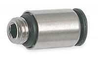 1PFW1 Male Connector, 1/8 In OD, 290 PSI, PK 10