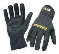 1PHF7 Heat Resist Gloves, Black, S, Kevlar, PR