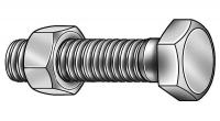 1PJC5 Cap Screw Assortment, Hex, Hex Dr, 128 Pc