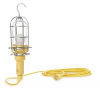 1PJL3 Hand Lamp, Wet Location, 100W, 50 Ft, Yellow