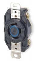 1PKJ4 Locking Receptacle, Single, 20 A, L15-20R