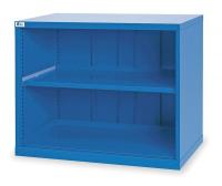 1PLU8 Open Front Shelf Cabinet, D 18 1/4, 2Shelf