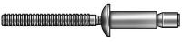 5RUF5 Blind Rivet, Domed, 1/4x 0.787 In, Pk 25