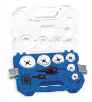 1PMG3 Hole Cutter Kit, 7/8 to 2 1/2 In, 15 Pc