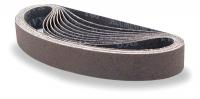 1PMN2 Sanding Belt, 1-1/8Wx21 In L, AO, 100G, PK10