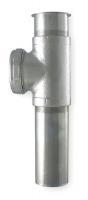 1PNR5 End Outlet Waste Tee, Pipe Dia 1 1/2 In