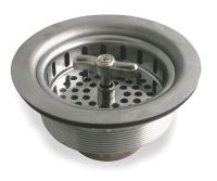 1PPF6 Sink Strainer, Pipe Dia 3 1/2 To 4 In